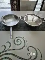 Triple  ply  ss kadai, ss frying  pan,  table  fan  , central  table