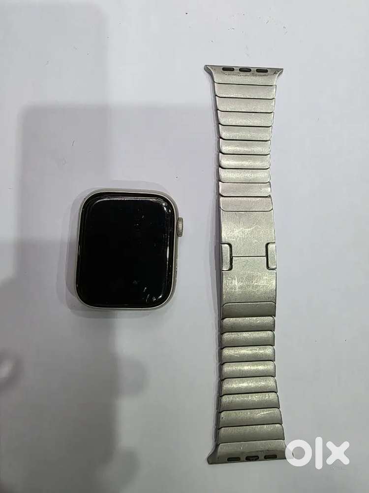 I watch series 9 GPS 45mm starlight aluminium case