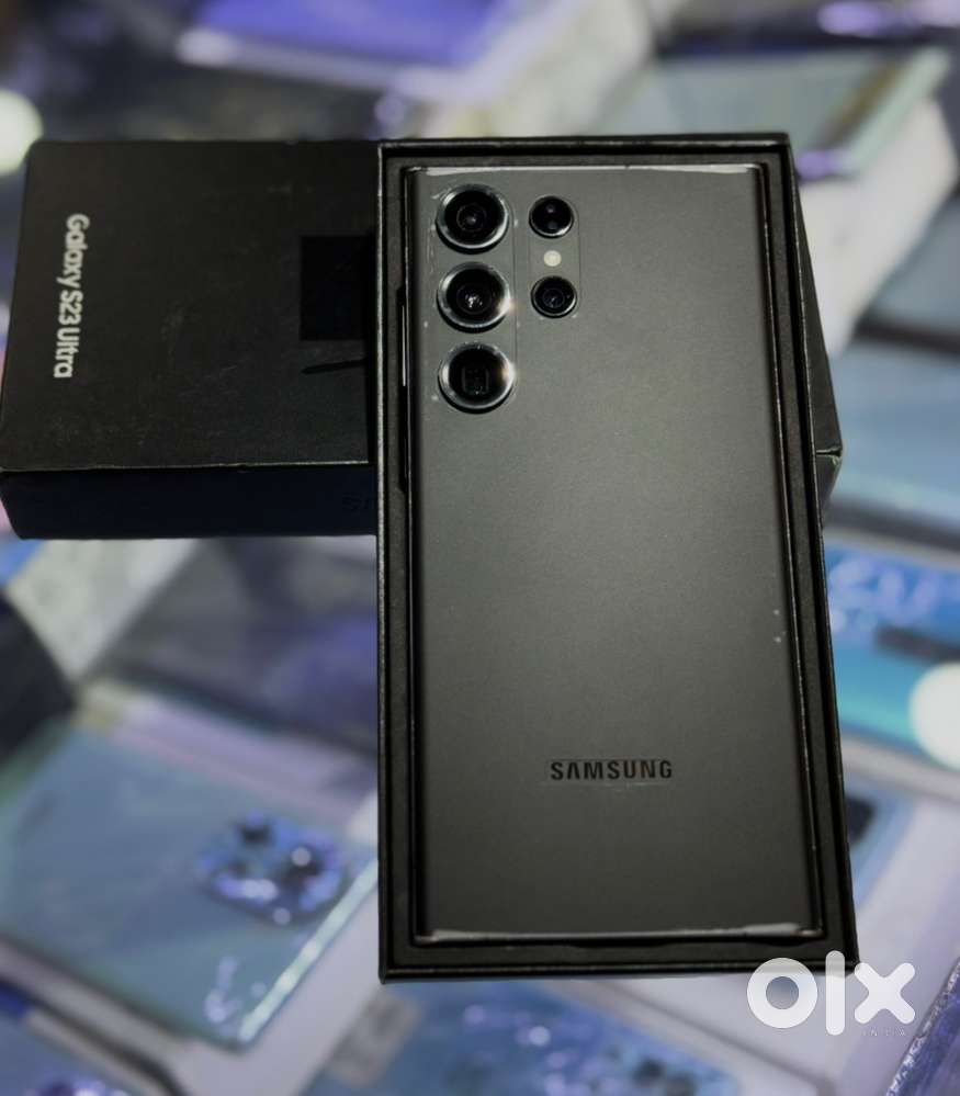 Galaxy S23 Ultra 12GB 256GB black Colour 13  Month Old Indian