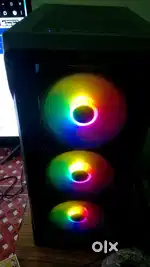 PC RGB system gaming setup all accessories with Nvidia graphic card