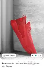 PUMA red Softride Shoes- size 8