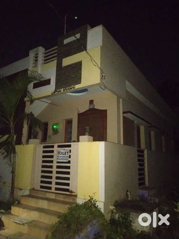 Individual house 2BHK with attached bathroom and out side bathroom