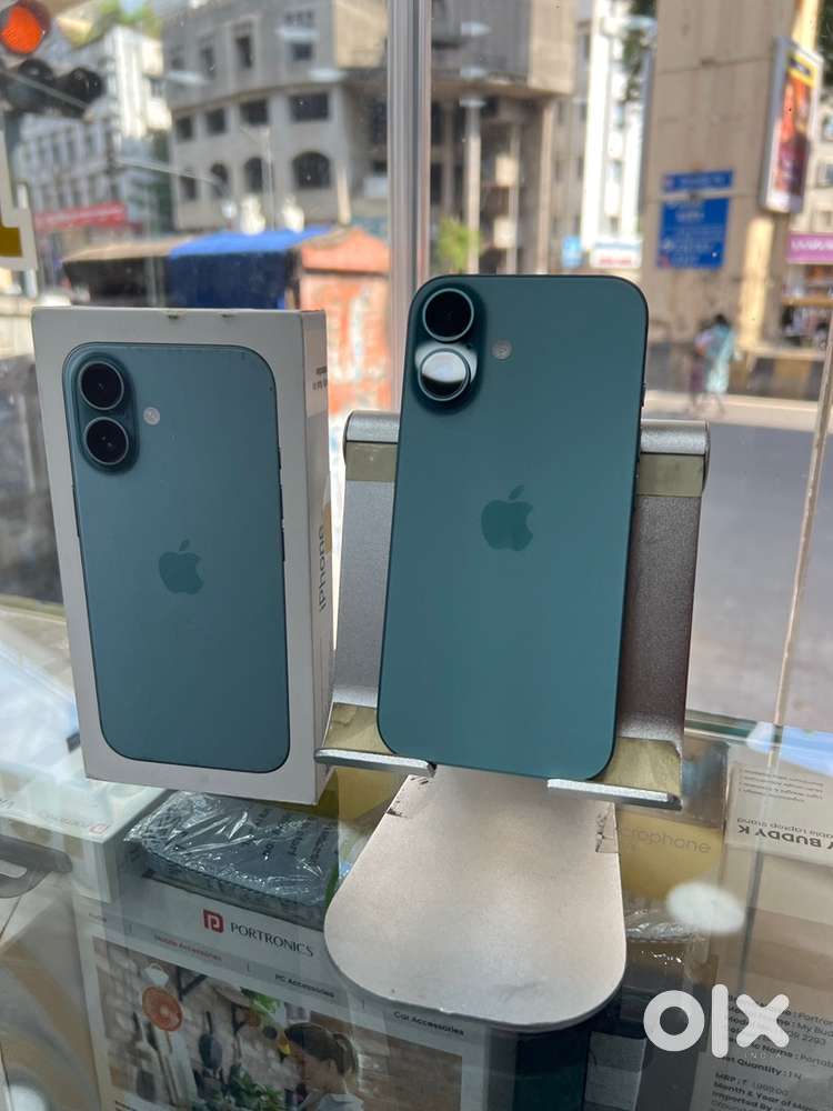 I phone 16 128 gb teal (jain mobile)