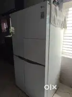 LG 675l side by side door fridge 3 year old