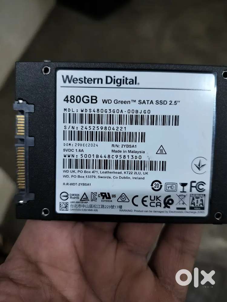 SSD 480GB new  western digital