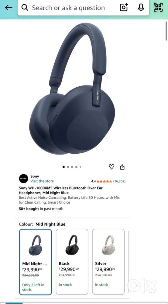 SONY WH - 1000XM5 / SONY WH - CH720N Headphone Brand New Unused