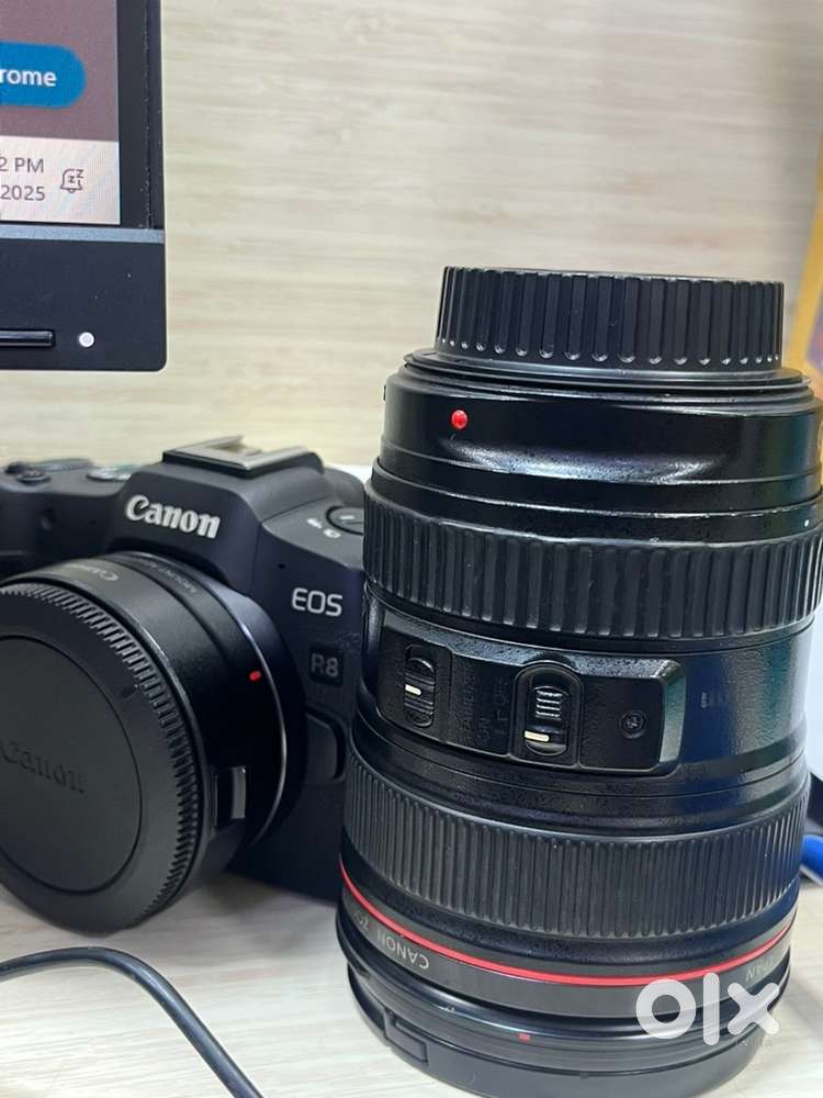 Canon r8 for sale below 20k shuuter cout 11months old with full kit
