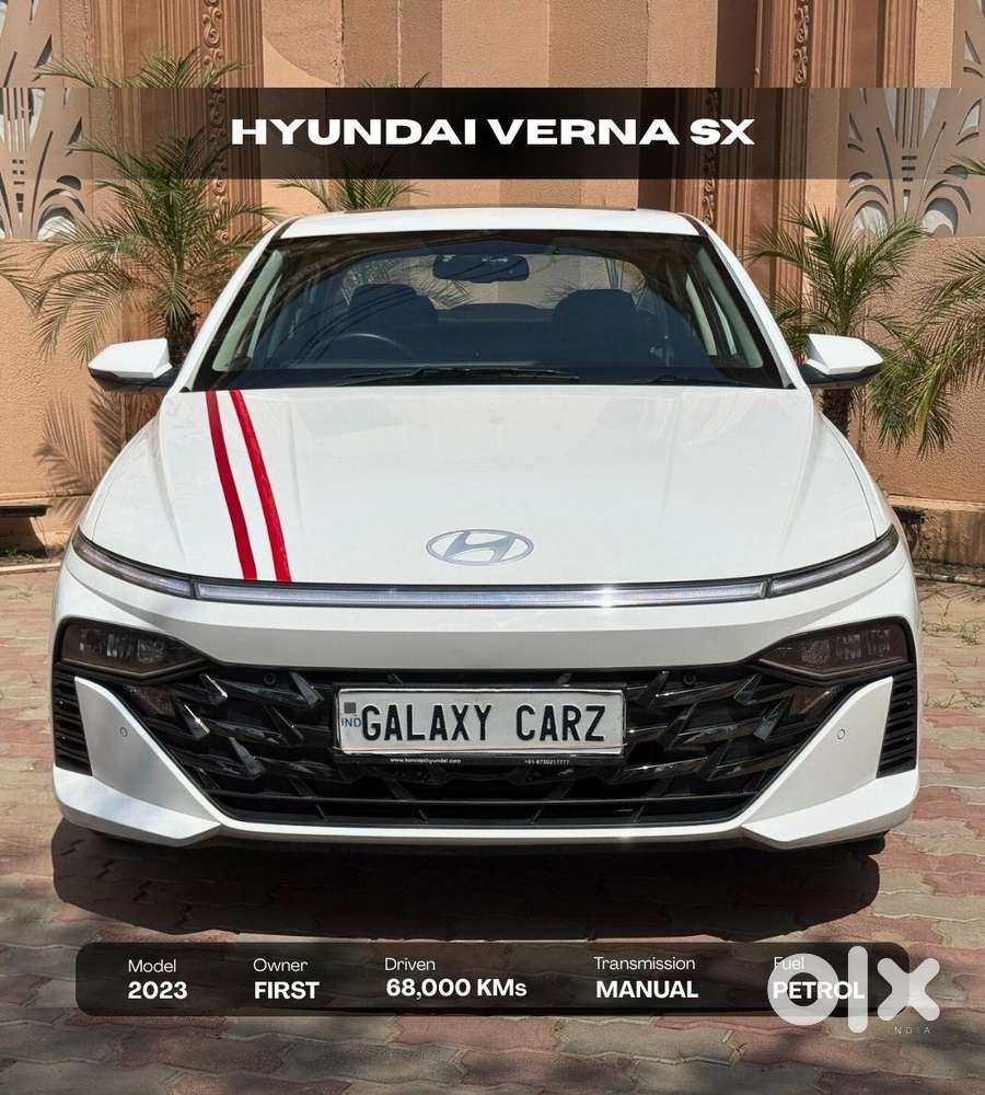 Hyundai Verna 1.5 SX Turbo Petrol MT, 2023, Petrol