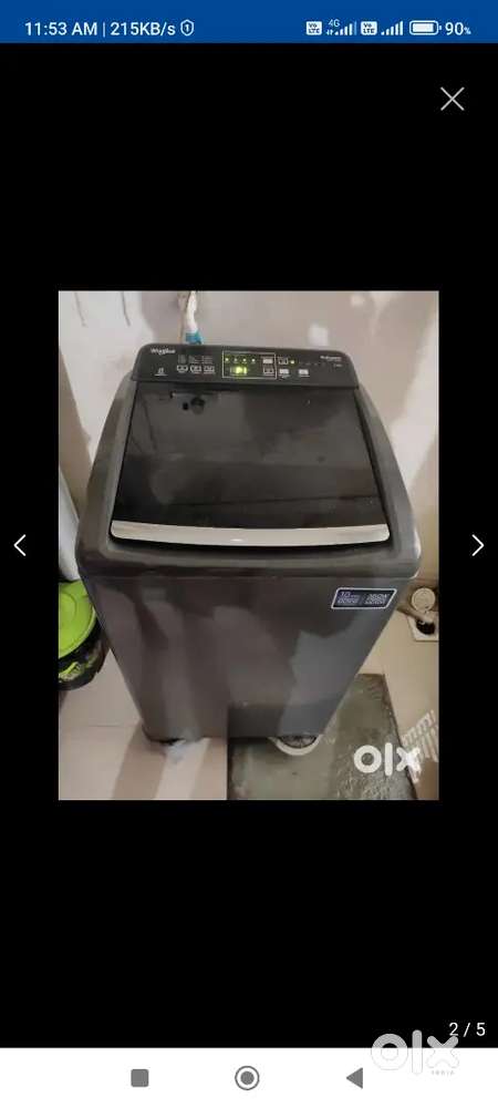 7 Kg Fully automatic top loaded upper panel 5 star washing machine
