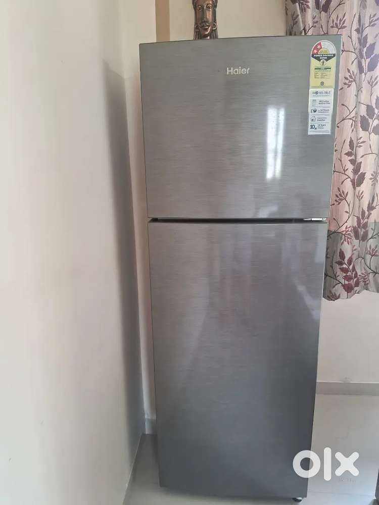 Haider 240 litters Refrigerator ( colour- Brushline  Silver)
