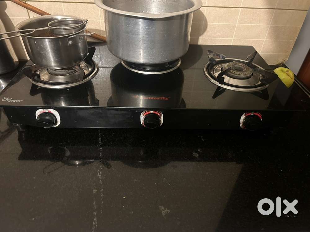 Butterfly gas stove 3 burners