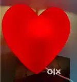 Lamp heart shape ,rack iron
