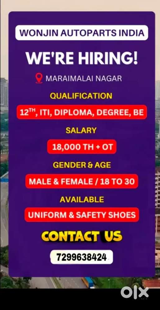 Mega job offer for popular mnc company