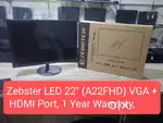 Zebster LED 22 (A22FHD) VGA + HDMI port, 1 Year Warrenty