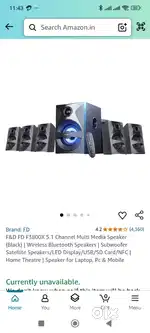 F@d home theatre 5.1 money need