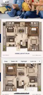 3 Bedroom 3 Washroom Brand New with lift Apartment in Sector 92