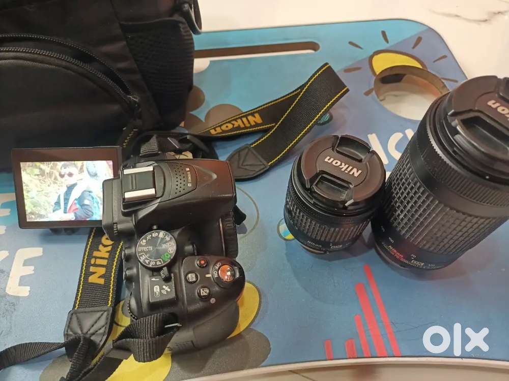 Nikon D5300 with Dual Lenses 18 - 55mm & 70 - 300mm