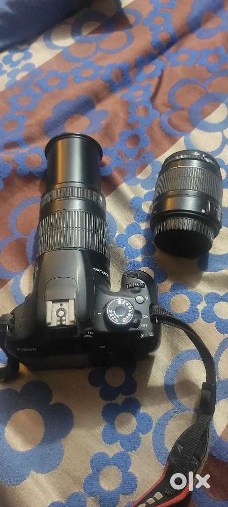 Canon 1200 D 2 lens 55 - 250 18 - 55 mm with bag