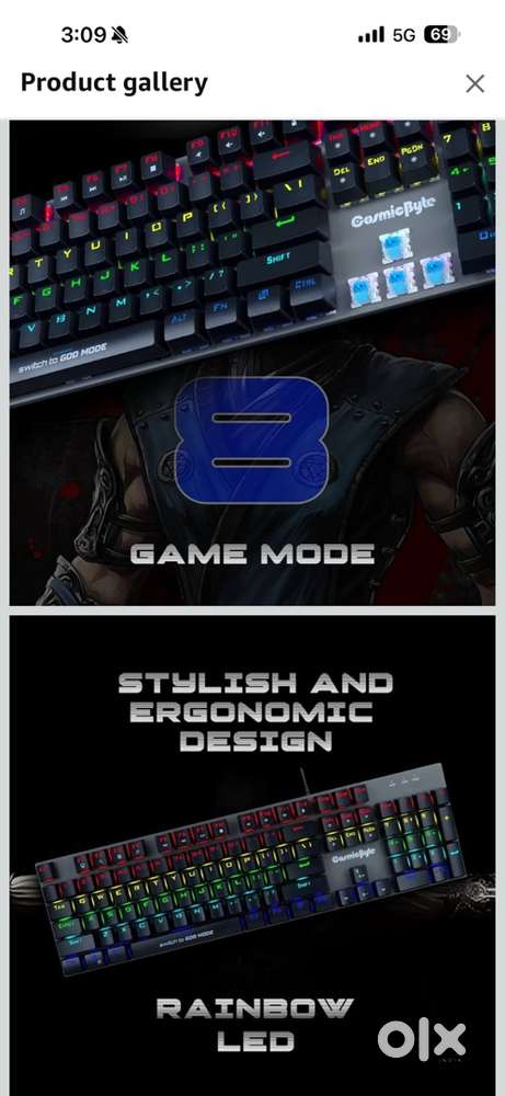 Cosmic Byte CB-GK-28 Vanth Mechanical Keyboard