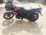 Bajaj pulsar 125 carbon fiber red black
