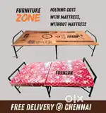 Furniture Zone - Strong Quality Folding Cots Beds Mattress sales