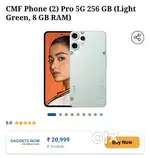 CMF By Nothing Phone 2 Pro, Only 3 Month Old Under Warranty
