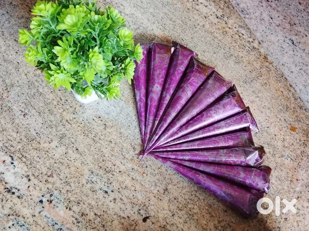 Organic mehndi cones