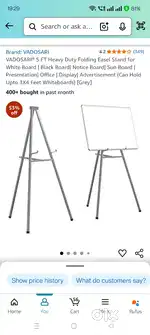 Folding stand for white n black board