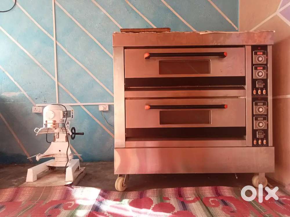 Bakery oven and mixer