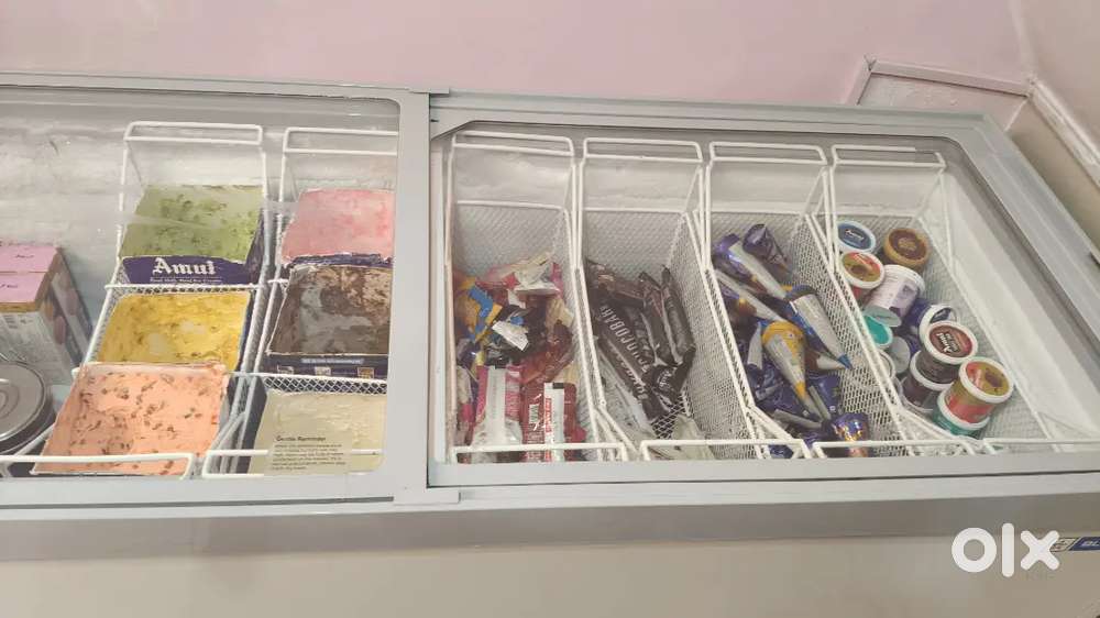 Bluestar 550 litre glasstop deep freezer