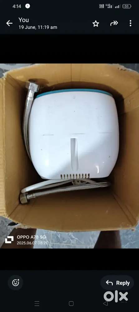 Water heater Crompton 3 litre