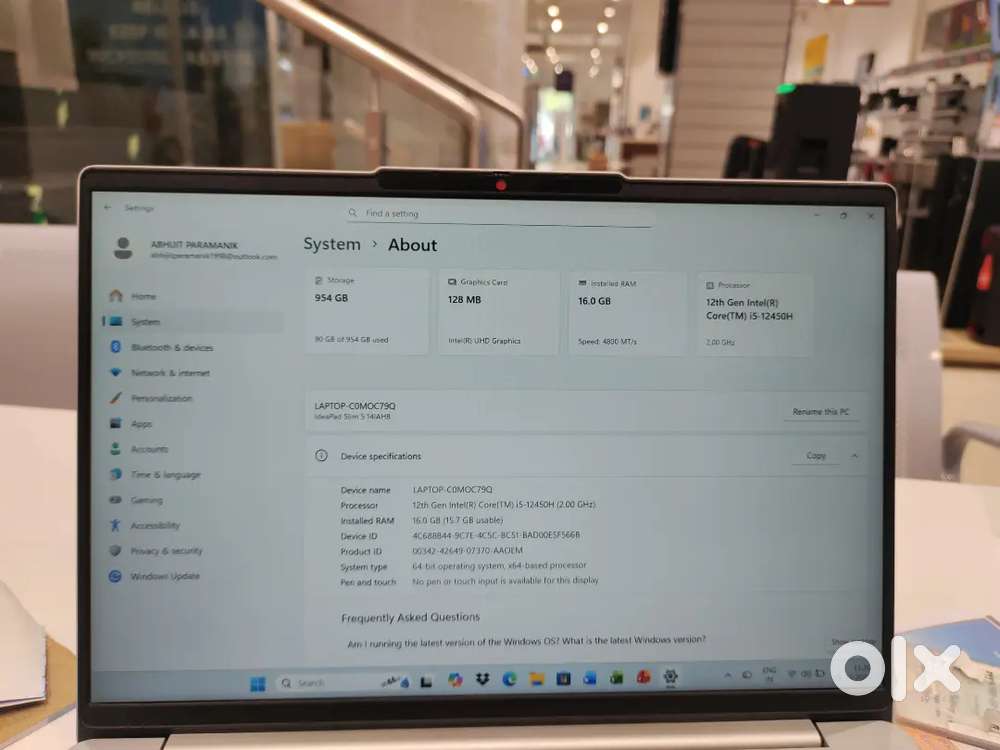 Lenovo IdeaPad slim 5i (14.8 inch )