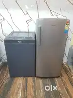 Samsung refrigerator & whirlpool agitronic washing machine available**