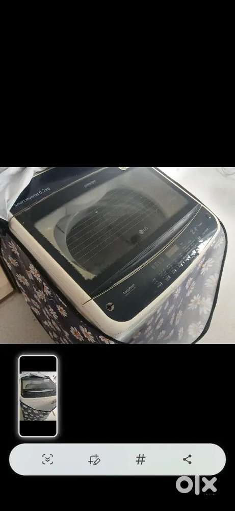 LG top load washing machine. Working fine.