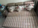 6 seater sofas with sofa cum bed and large storage. Powai pickup