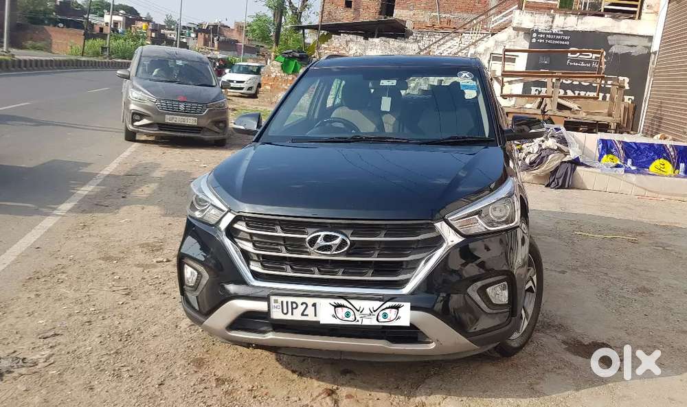 Hyundai creta sx plus 1.6 AT petrol phantom Black.