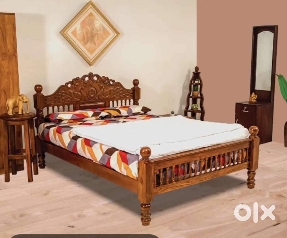 Teak Wood Cot for sale in 14999 EMI available