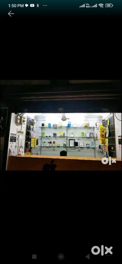 It's a 50sq.ft shop including common area carpet area 30sq.ft