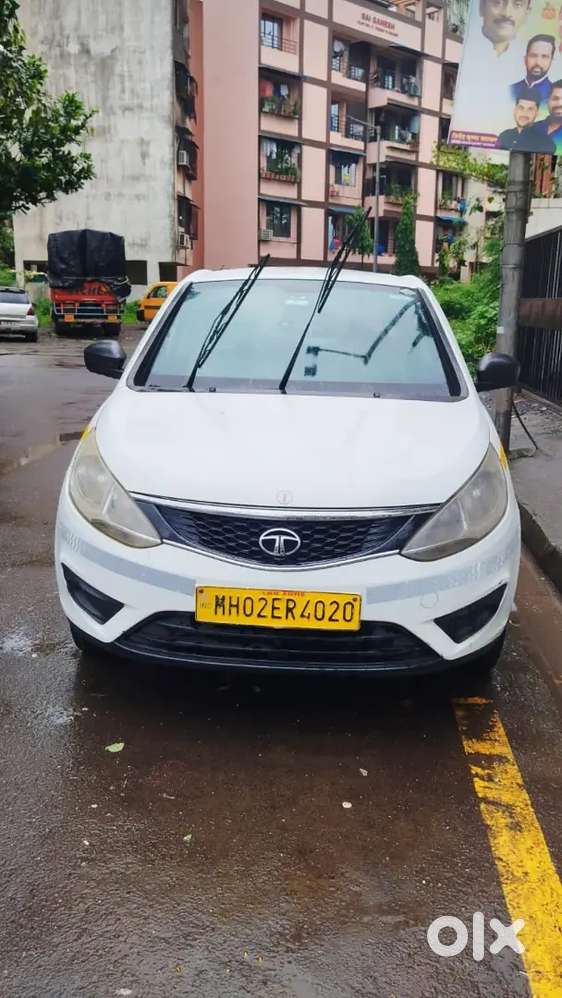 Tata zest car 2018 model Pristin white colour Nice average