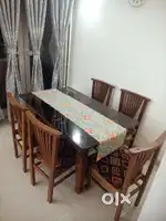 Six Seater Dining table and Six chair