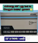 Clearance sales ; sony new 43 inch smart Android led tv @11566
