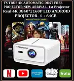 Automatic Dust Free Real 4K 3840*2160P Android Projector-Big Screen