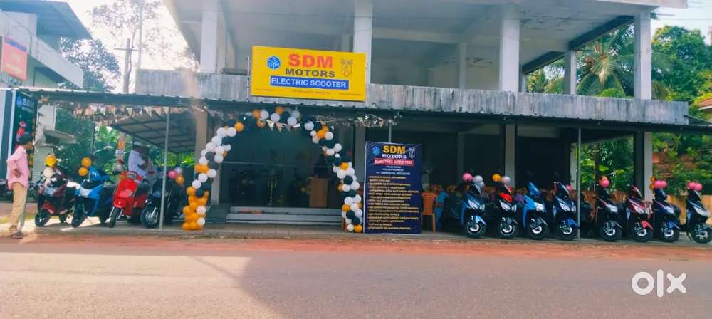 Electric scooter showroom