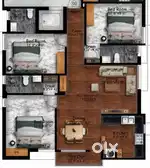 North Facing 1330 Sqft 3BHK Flat at Valasaravakkam