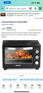 Agaro marvel oven