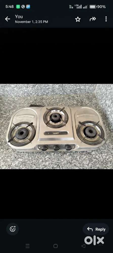 Gas cooktop and vegitable chopper and iron press