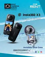 Insta360 X3   Available For Rent