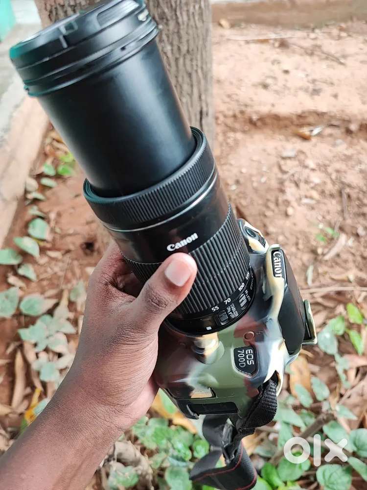 Canon 700D with 18-55mm and 55-250mm lens for rent.