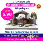 Dtcp plots sale lowbudget at saravanampatti Athipalayam
