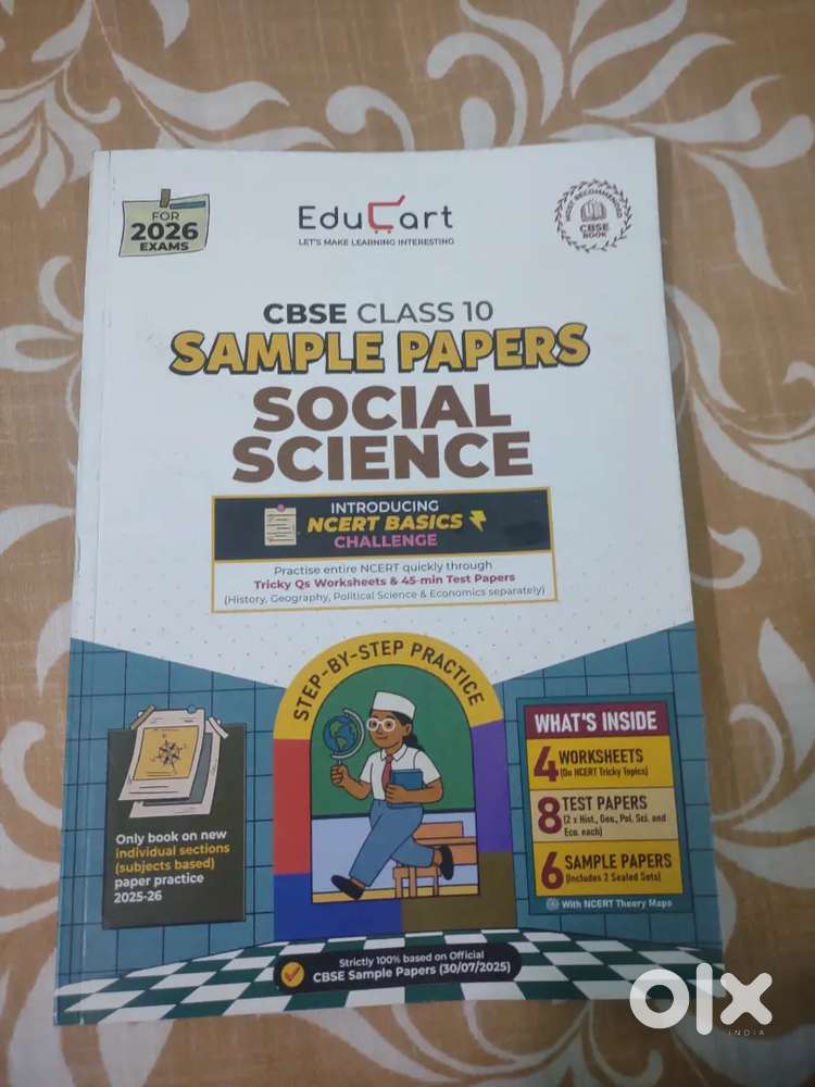 Educart CBSE CLASS 10 SAMPLE PAPER SOCIAL SCIENCE